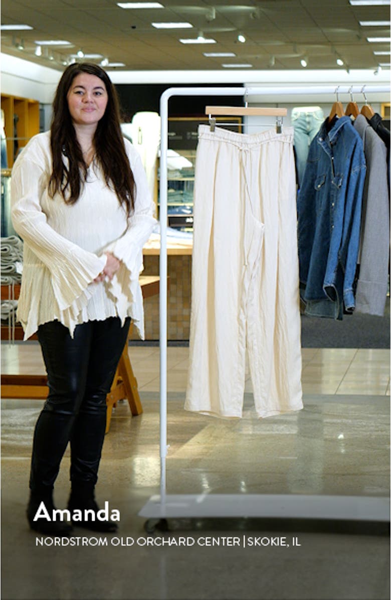 Pull-On Relaxed Straight Leg Pants, sales video thumbnail