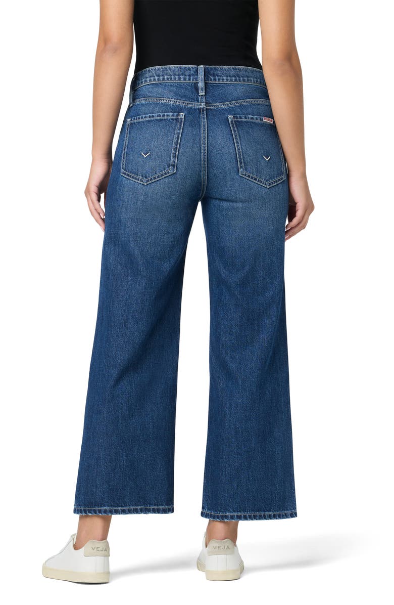 Hudson Jeans Rosalie High Waist Ankle Wide Leg Jeans, Alternate, color, Carns