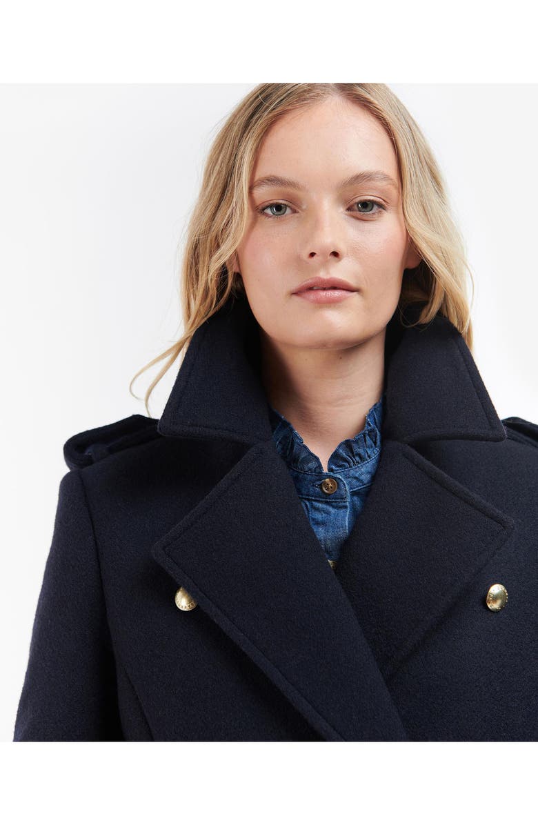 Barbour Inverraray Wool Blend Coat, Alternate, color, 