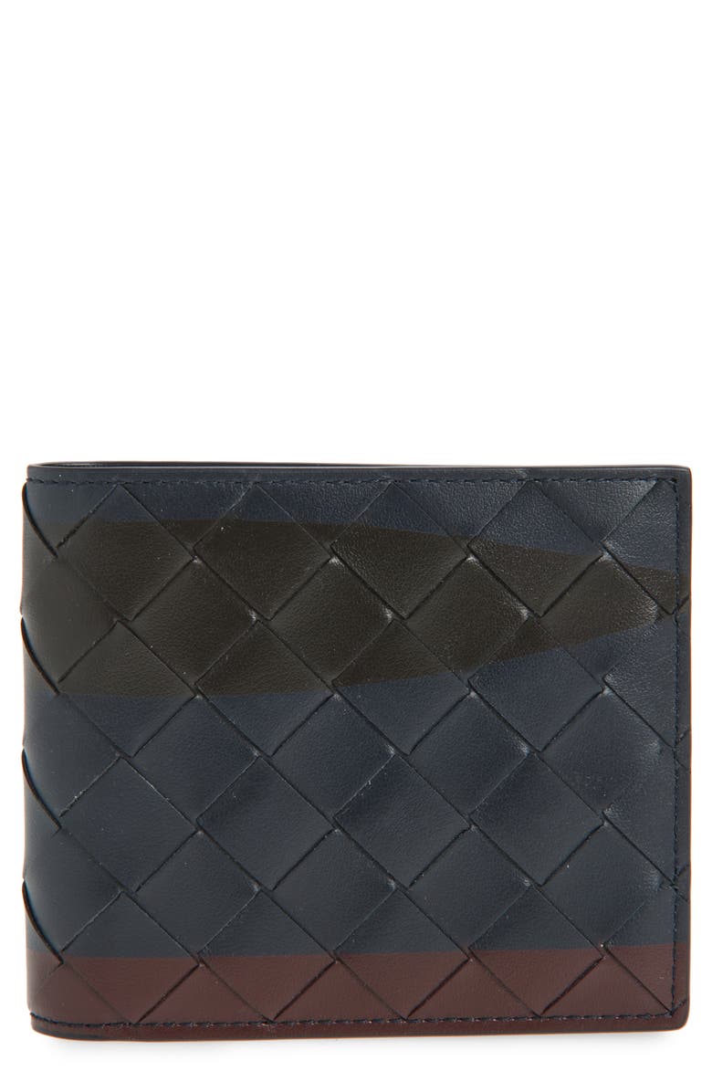 Bottega Veneta Intrecciato Bifold Wallet, Main, color, 4328 Midnight