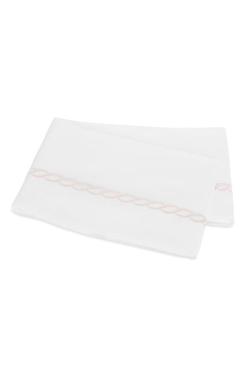 Classic Chain Cotton Percale Flat Sheet