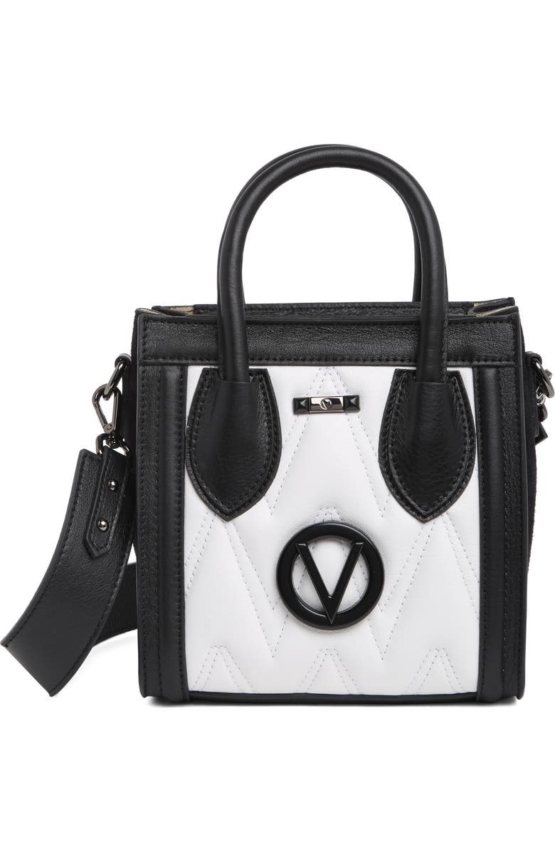 VALENTINO BY MARIO VALENTINO Eva Quilted Convertible Top-Handle Bag, Main, color,