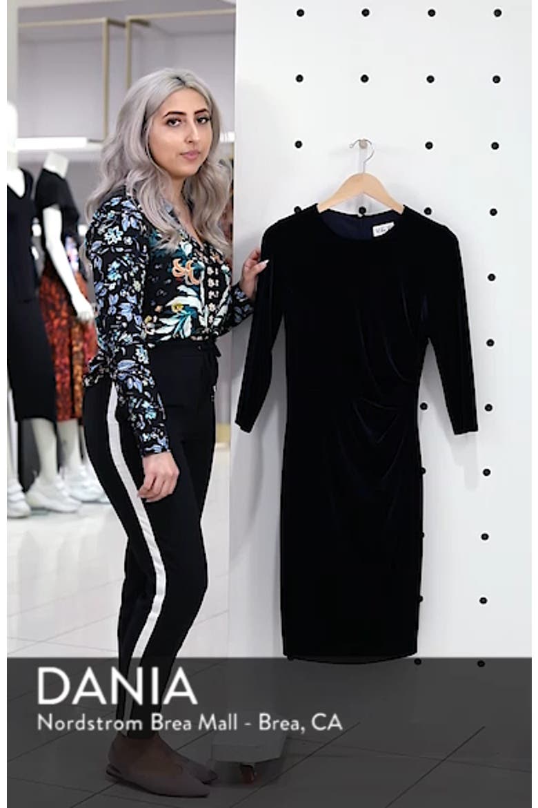 Velvet Sheath Dress video