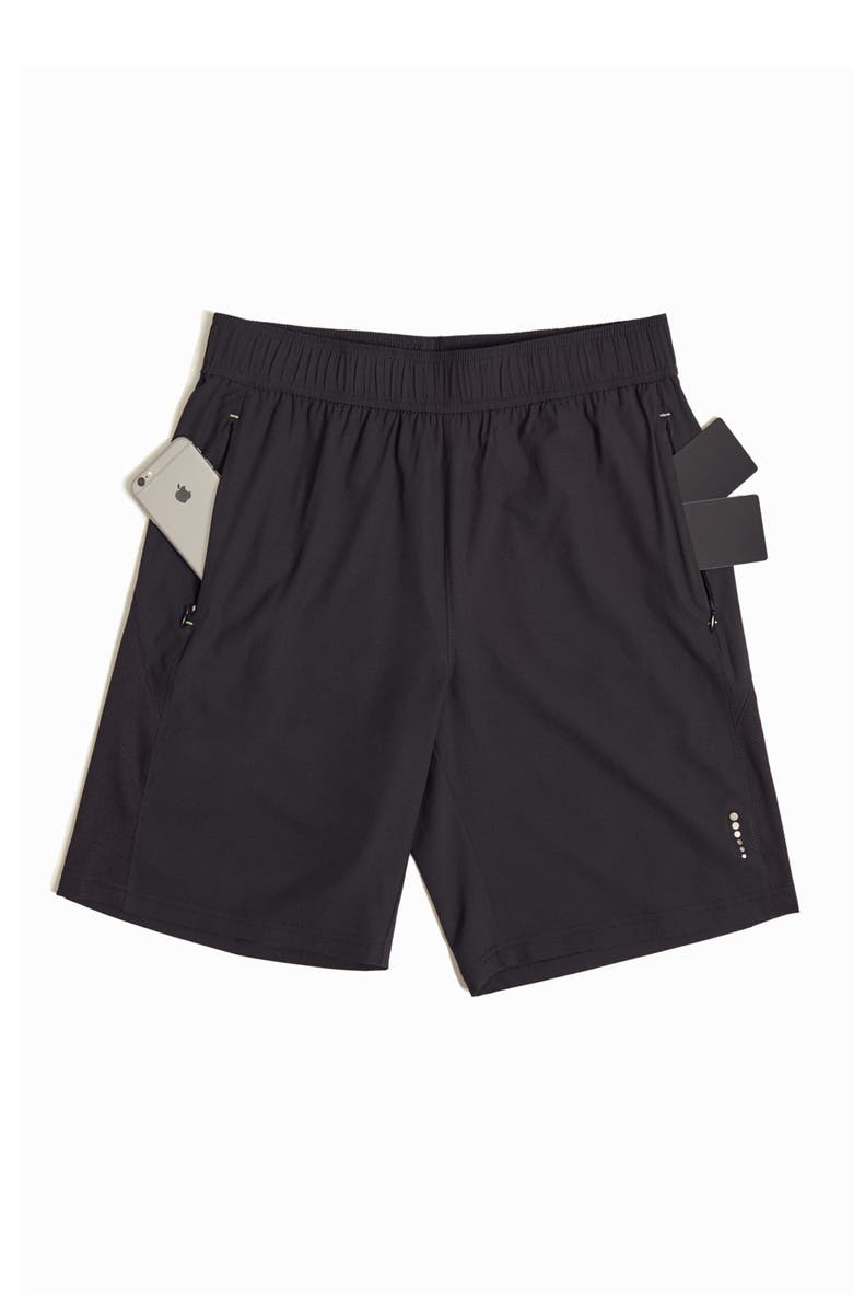 BALANCE COLLECTION Damien Interlock Woven Shorts, Alternate, color,