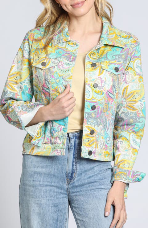 Print Denim Jacket