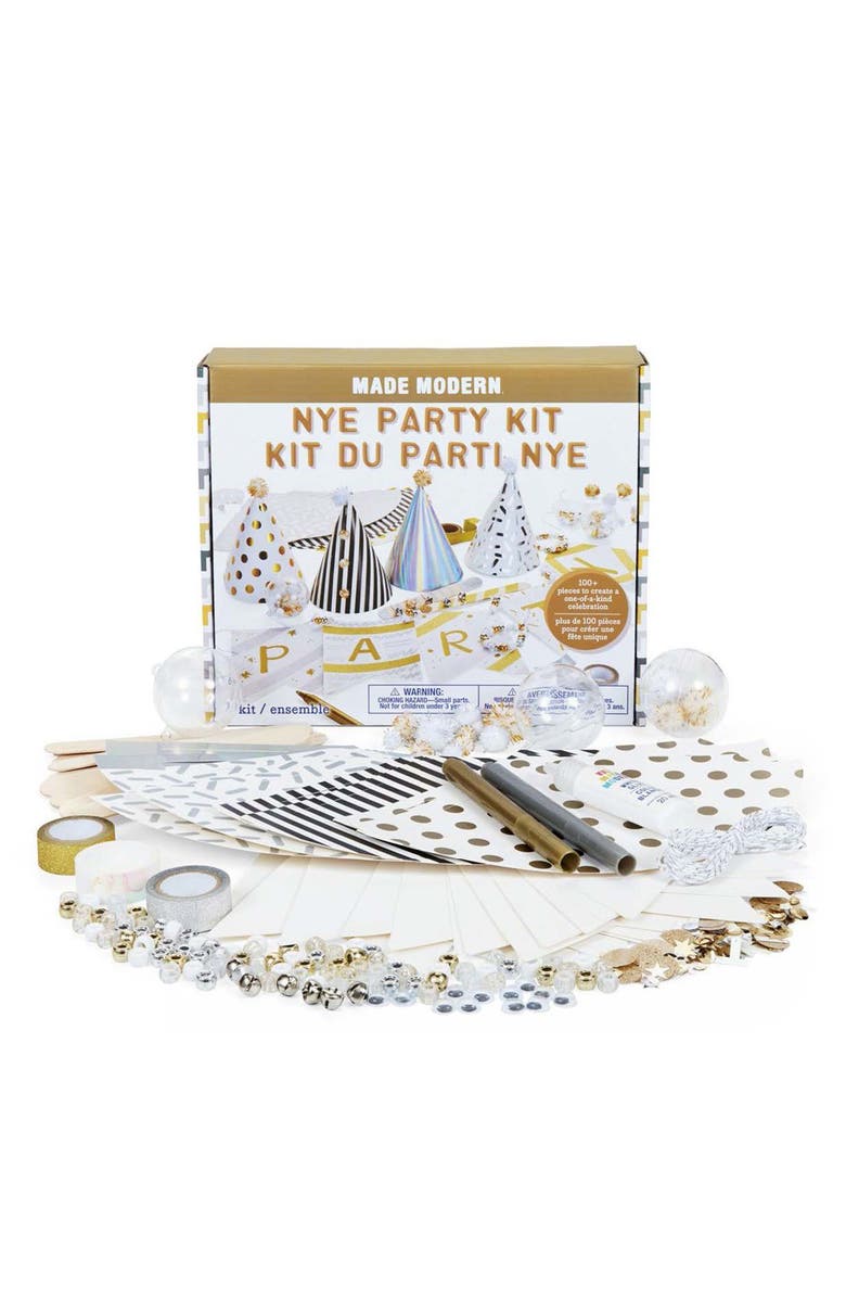 Kid Made Modern New Year's Eve Party Kit, Main, color, Multi
