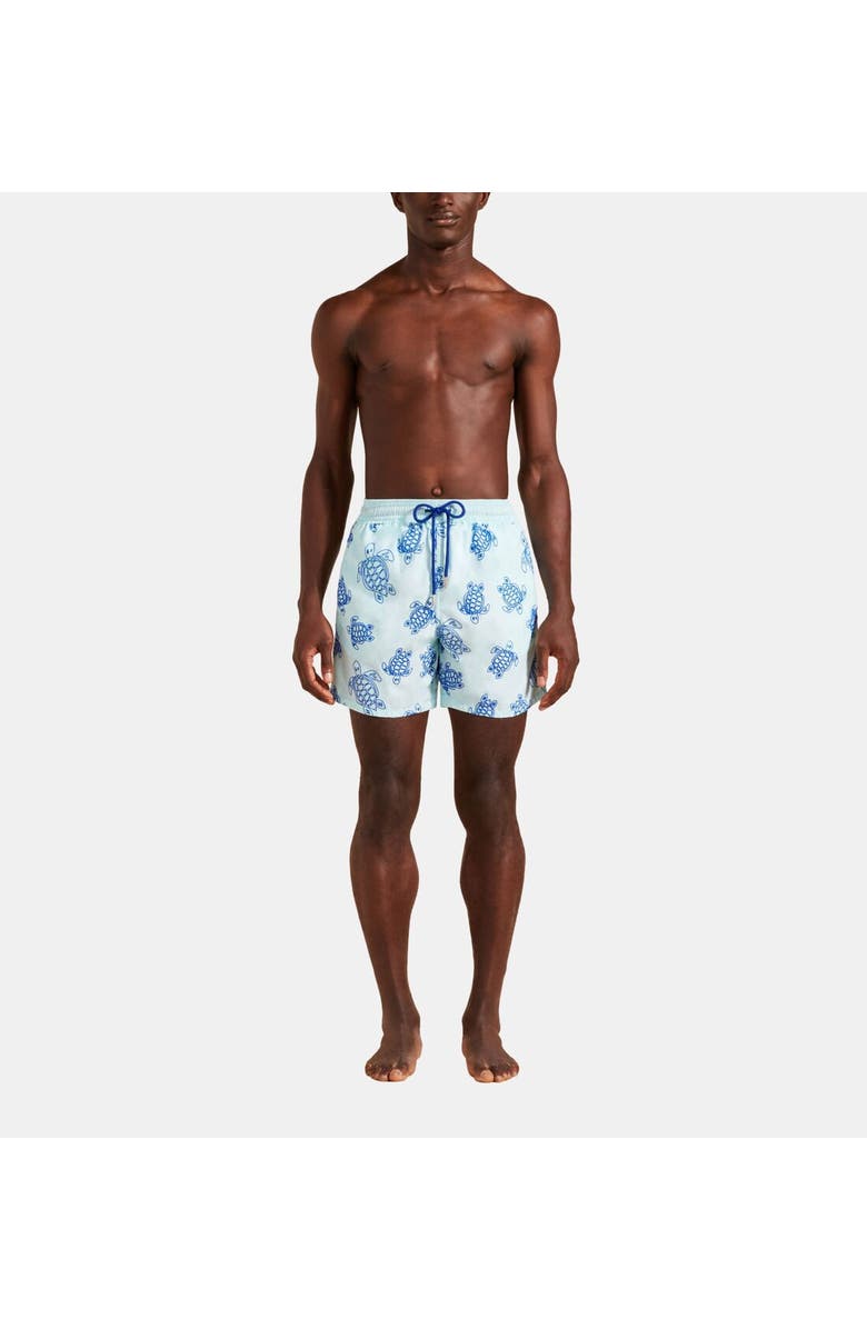Vilebrequin Men's Flock Ronde Des Tortues Swim Trunks, Main, color,