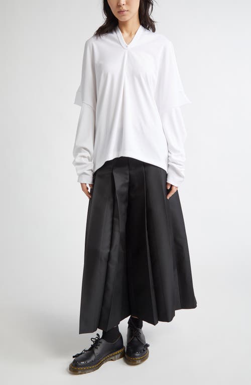 COMME DES GARÇONS COMME DES GARÇONS PLEATED GABARDINE PANTS