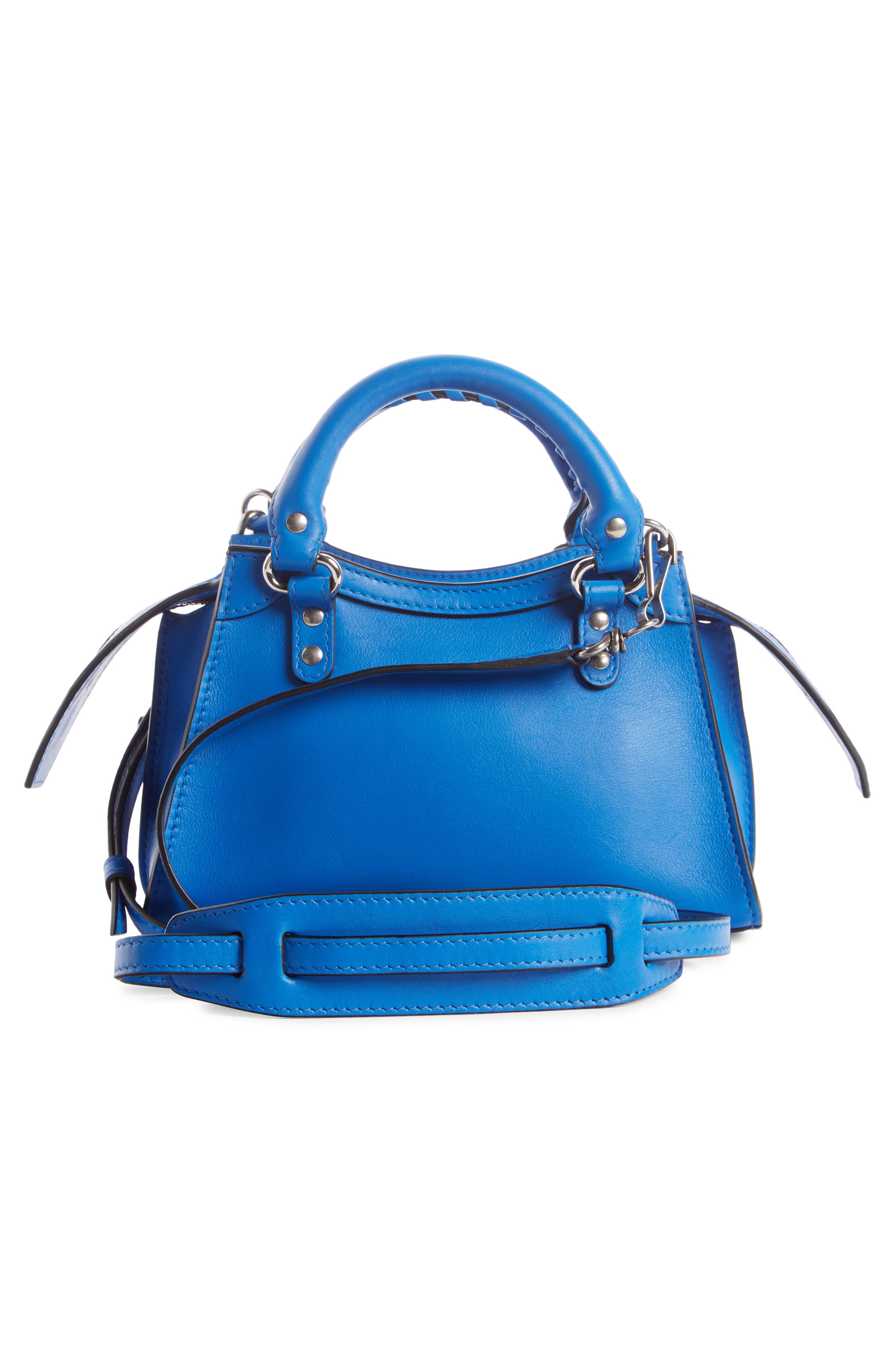 Balenciaga Neo Classic Mini Smooth Calfskin Crossbody Satchel, Alternate, color, 