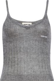 Shushu/Tong Wool & Mohair Blend Rib Sweater Camisole