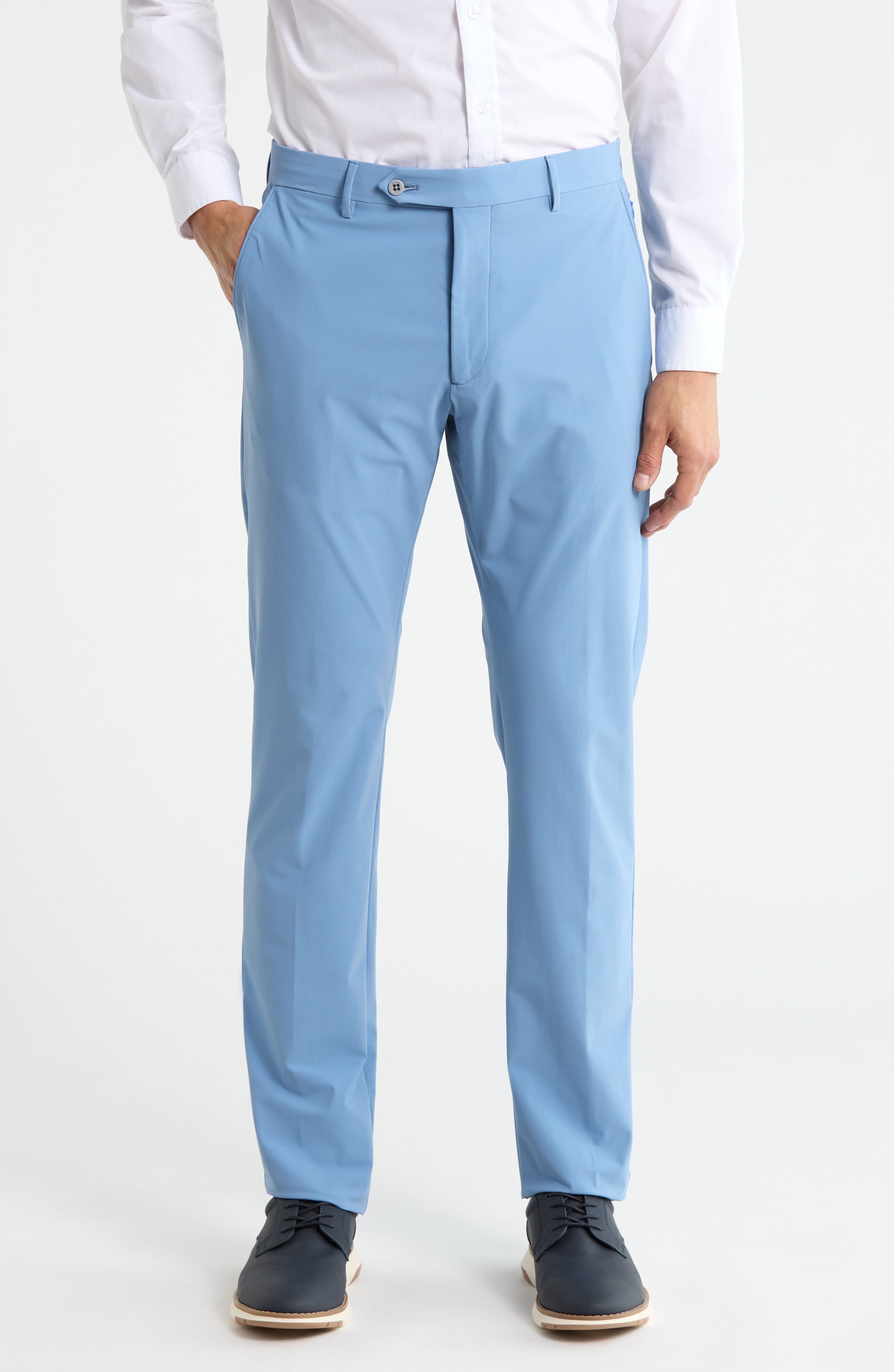 Men's Active Stretch Flat Front Pants - image 3