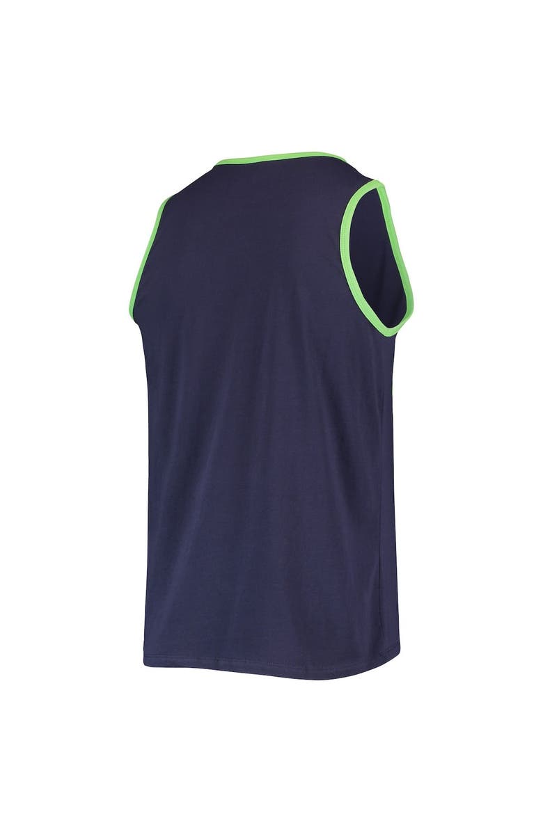 '47 Men's '47 College Navy Seattle Seahawks Edge Super Rival Tank Top, Alternate, color, 