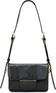 AllSaints Jupiter Eel Skin Embossed Leather Crossbody Bag