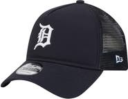 New Era Men's New Era Navy Detroit Tigers 9FORTY A-Frame Trucker Adjustable Hat