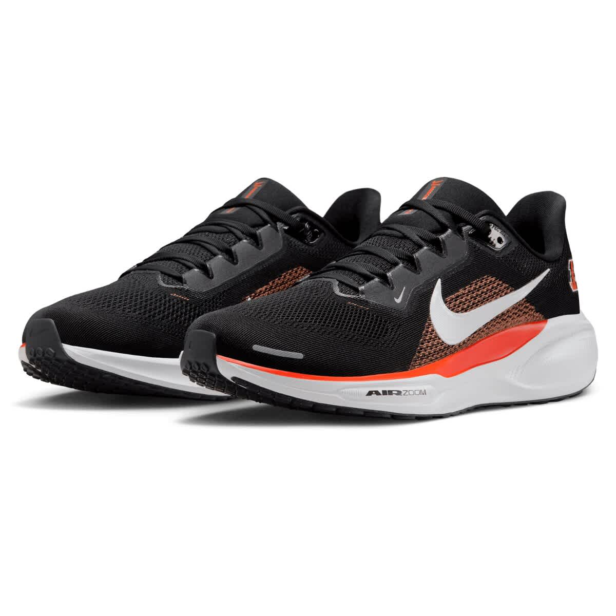 Nike Unisex Nike  Black Cincinnati Bengals Air Zoom Pegasus 41 Sneakers, Alternate, color, Black