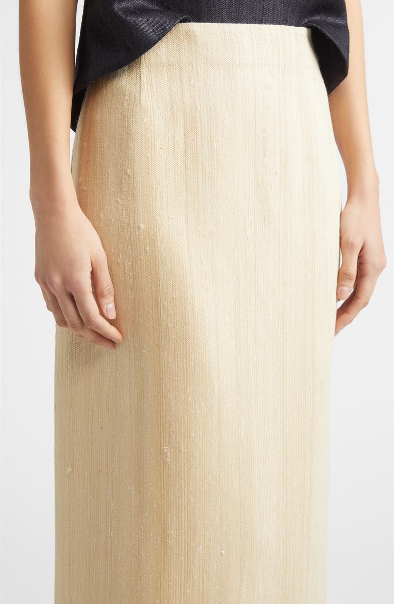 PARTOW Lea Silk Blend Skirt, Alternate, color, Sand