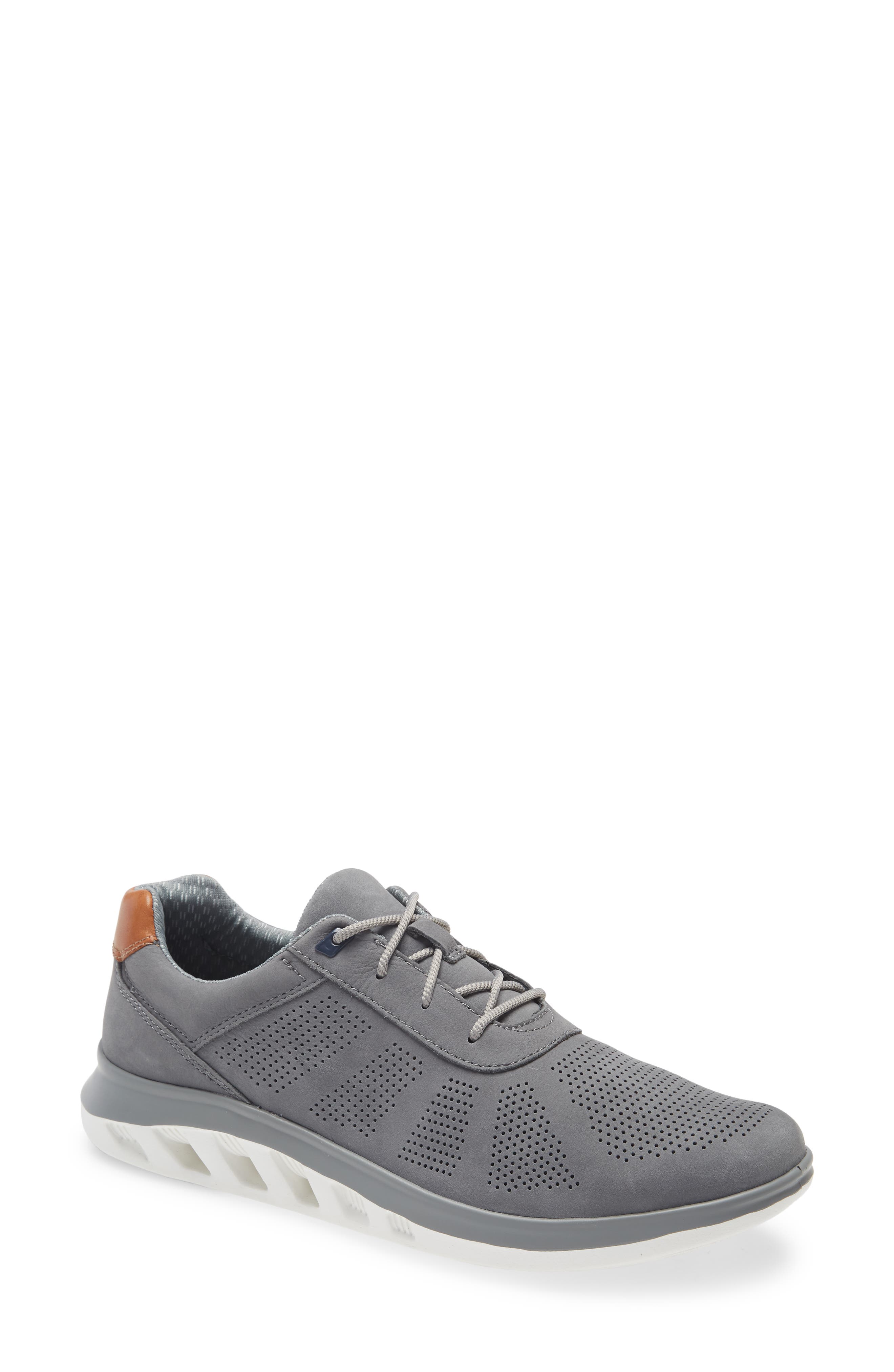 Activate U-Throat Sneaker, Main, color, GRAY NUBUCK