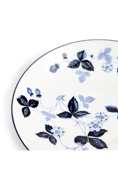 Wedgwood Wild Strawberry Inky Blue Teacup And Saucer In Blue