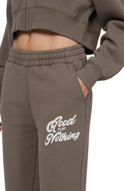 Good For Nothing Funk Relaxed Flared Jogger In Gray