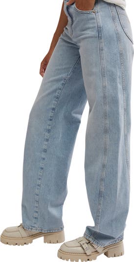 Aster Seamed Relaxed Straight Leg Jeans