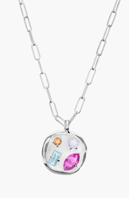 Birthdate Co. The February Birthdate Silver Pendant In February 7th - Silver