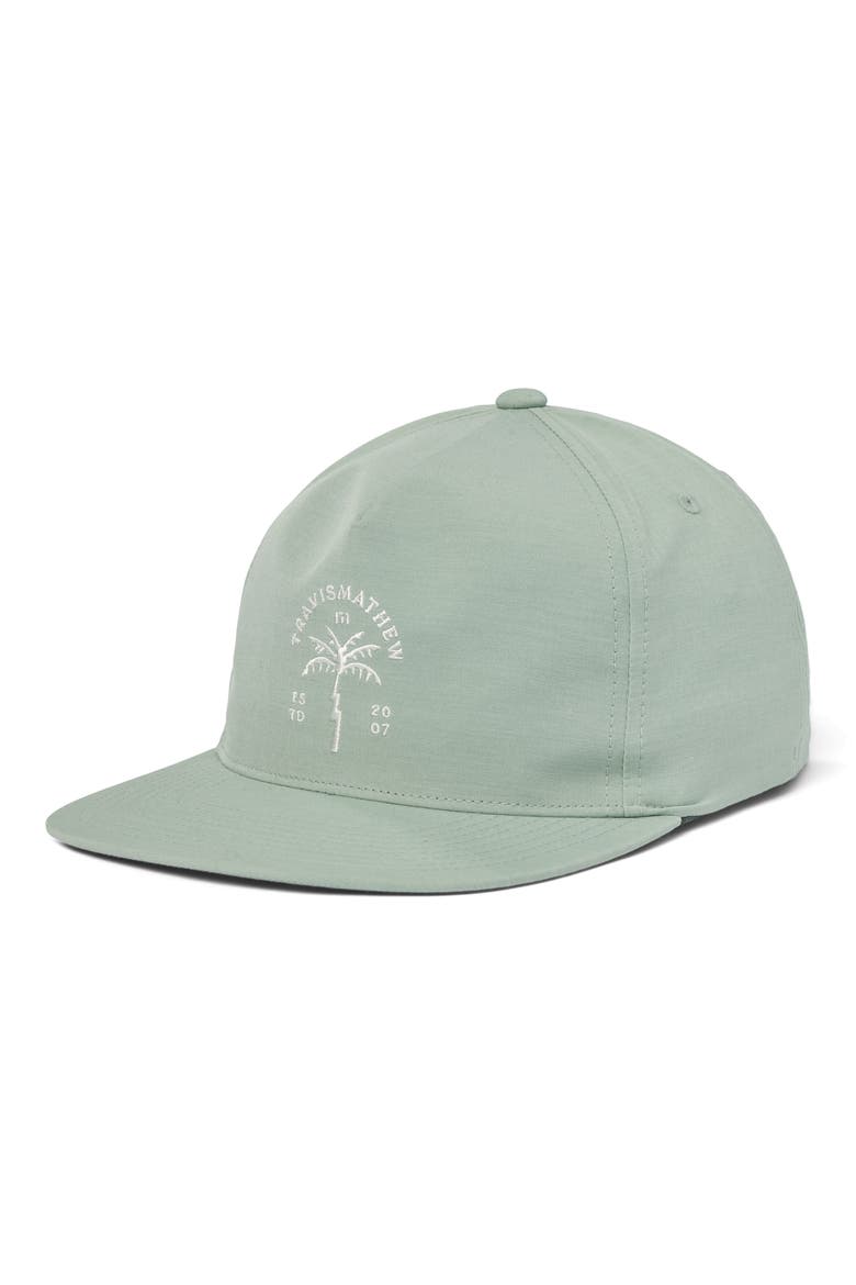 Finally There Embroidered Snapback Baseball Cap, Alternate, color, JADEITE