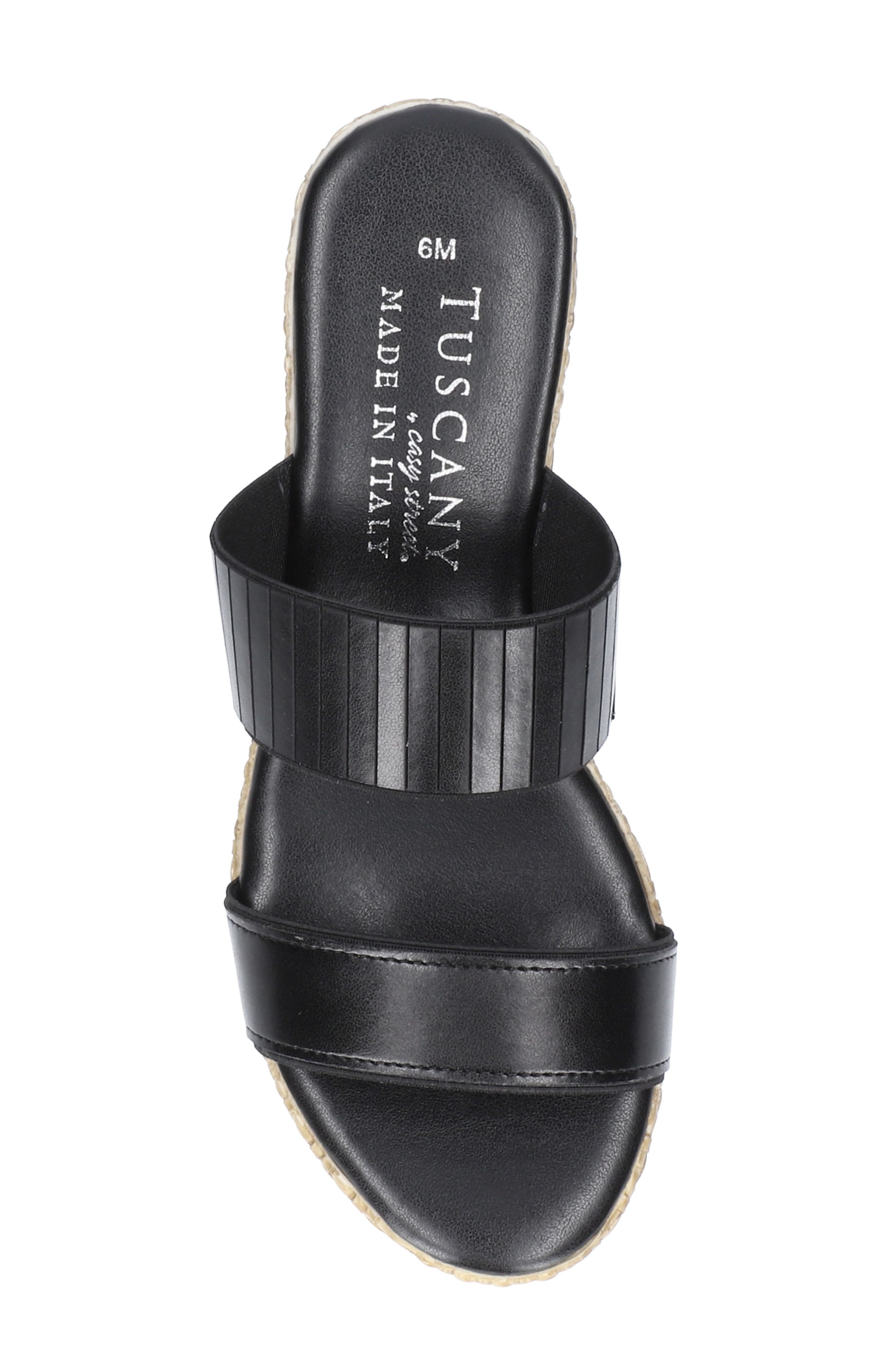 TUSCANY by Easy Street<sup>®</sup> Terina Wedge Slide Sandal, Alternate, color, 