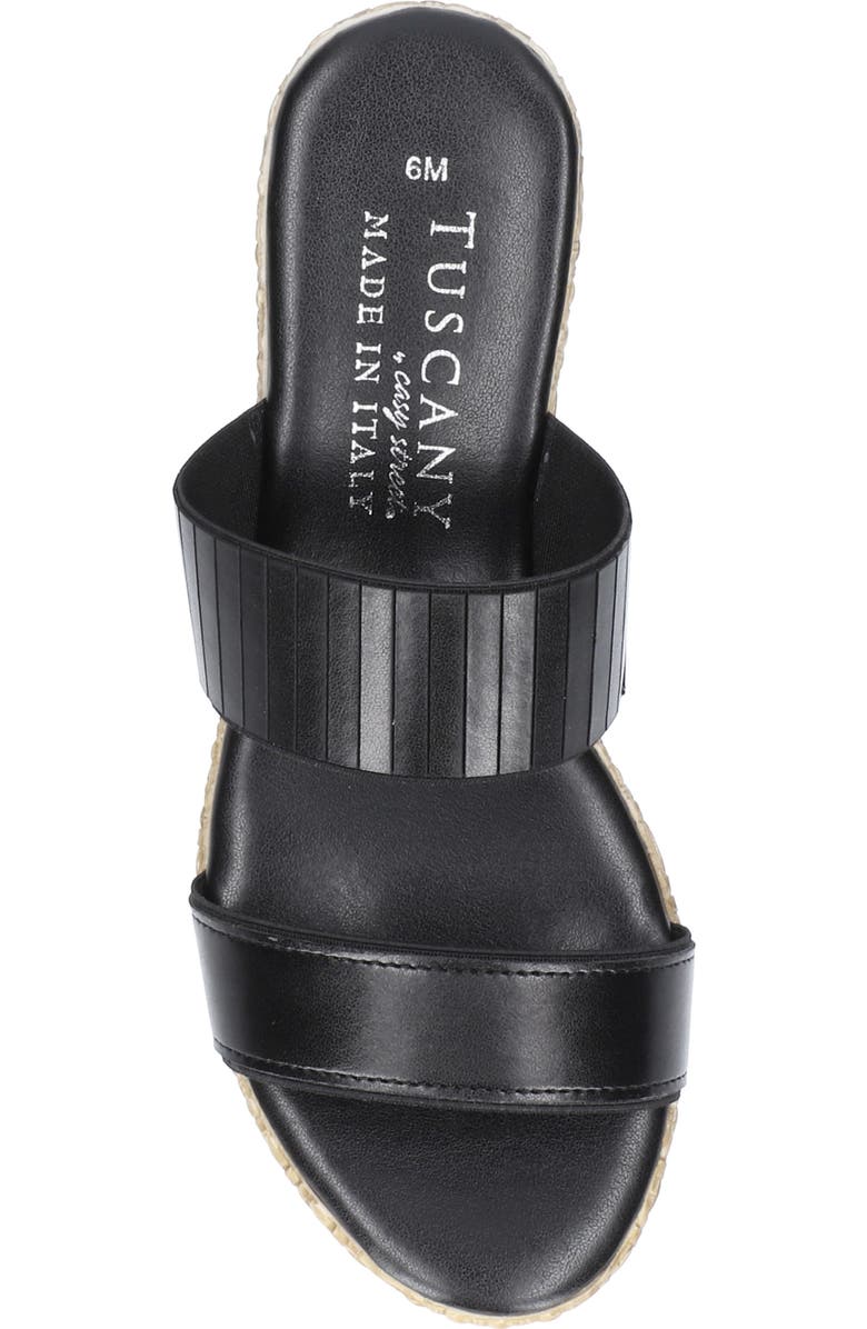 TUSCANY by Easy Street<sup>®</sup> Terina Wedge Slide Sandal, Alternate, color,