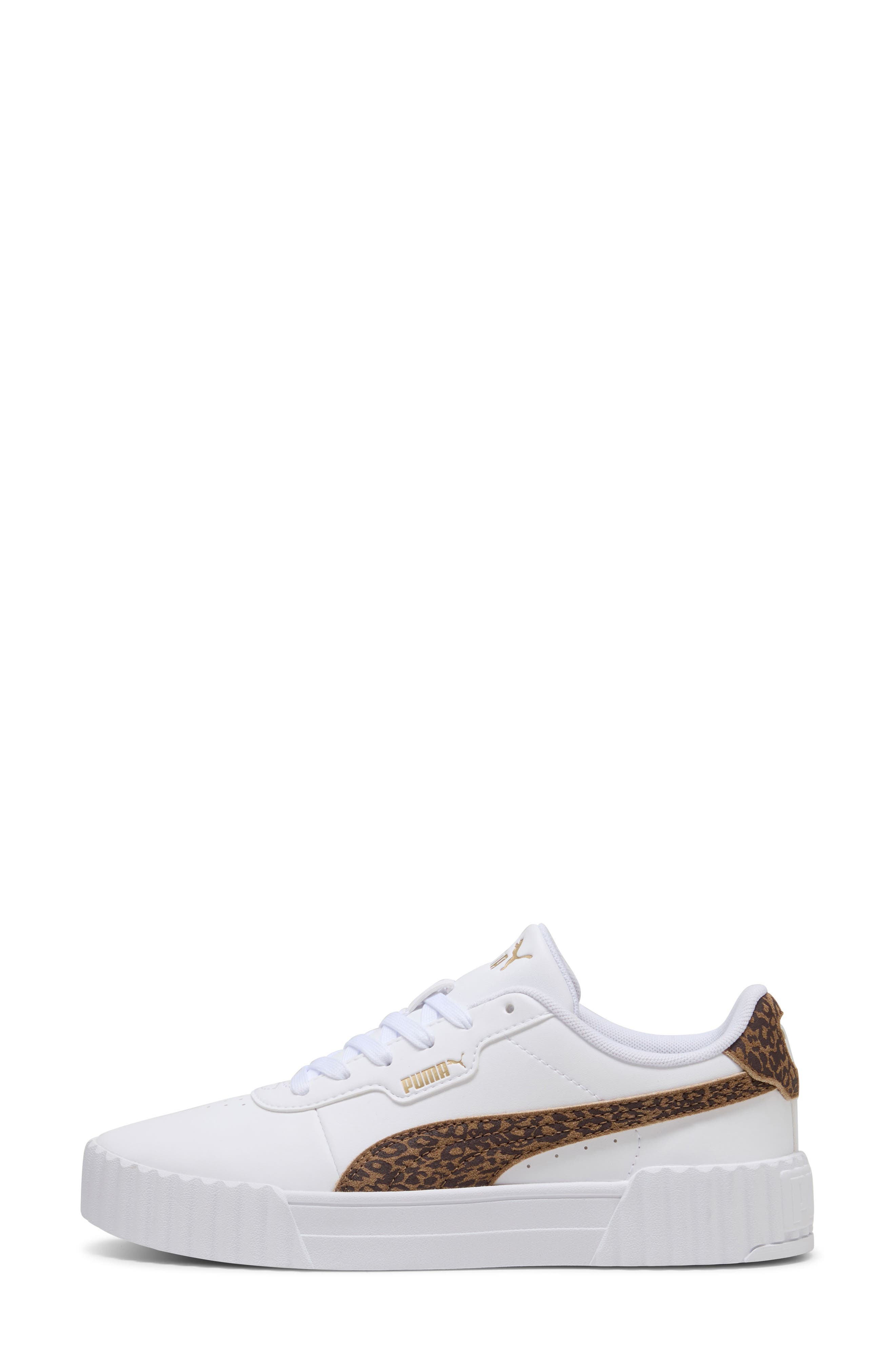 Carina 3.0 Feline Sneaker, Alternate, color, PUMA WHITE/ SOFT TAUPE