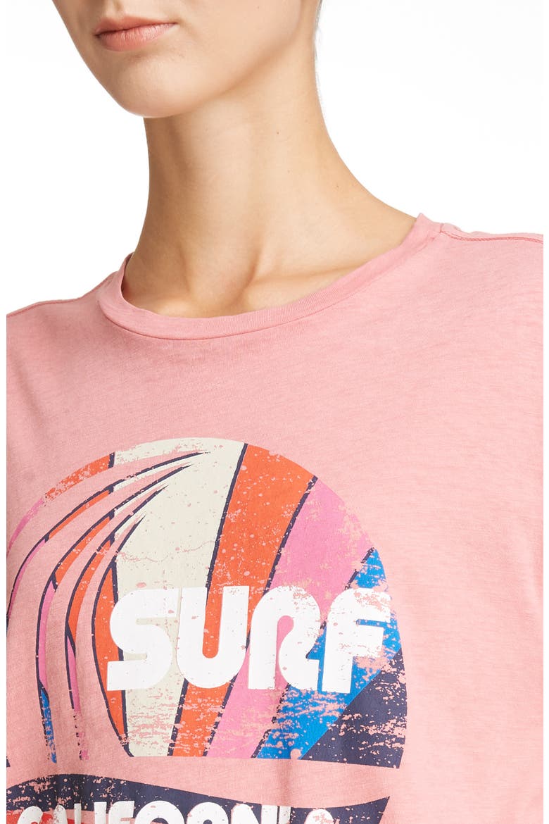Surf California Tee, Alternate, color, CANDY PINK
