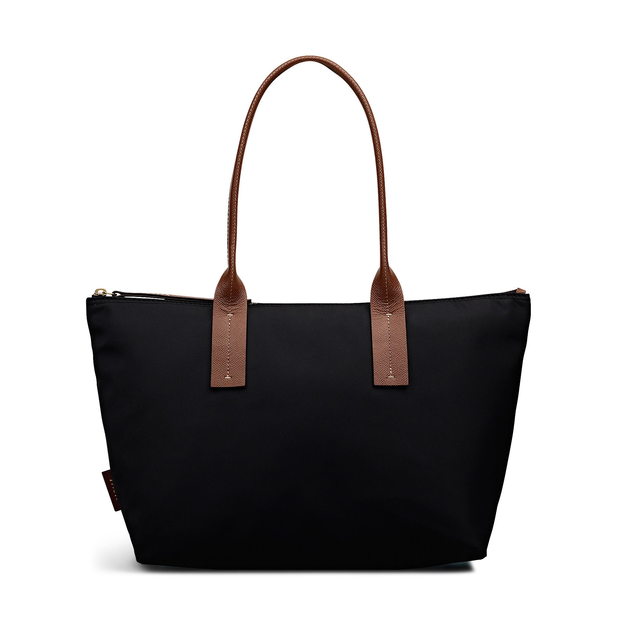 Radley The Townley Medium Ziptop Satchel Bag, Main, color, Black