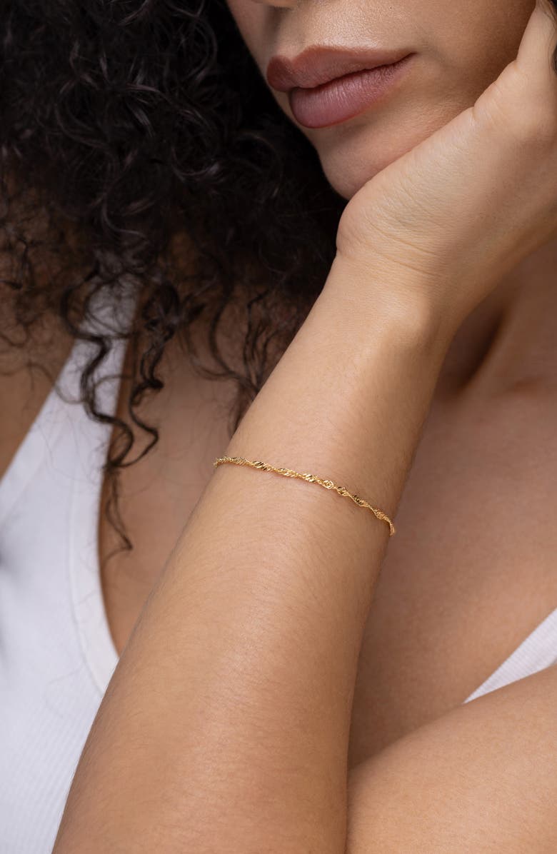 Bony Levy 14K Gold Twisted Chain Bracelet, Alternate, color, 14K Yellow Gold