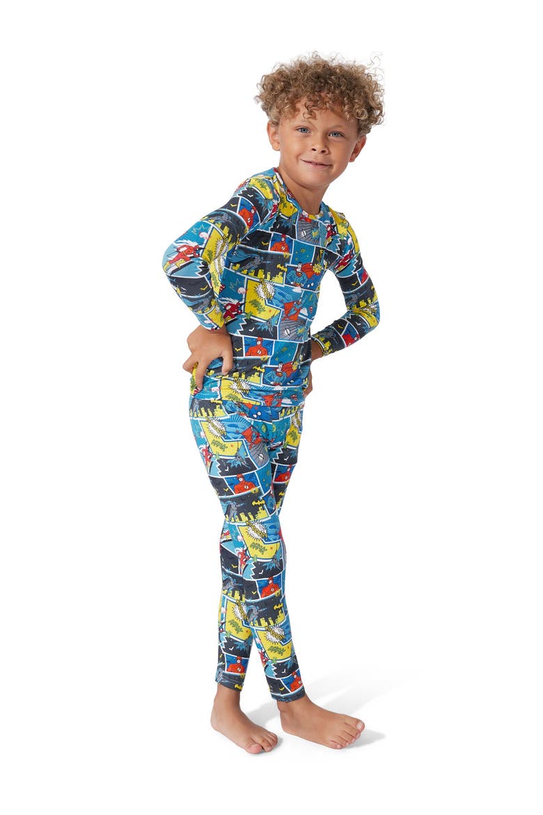 Kids' Justice League Hero Set of 2 Piece Pajamas, Alternate, color, Justice League Hero