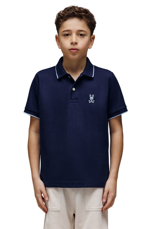Psycho Bunny Kids' Jasper Polo In Blue