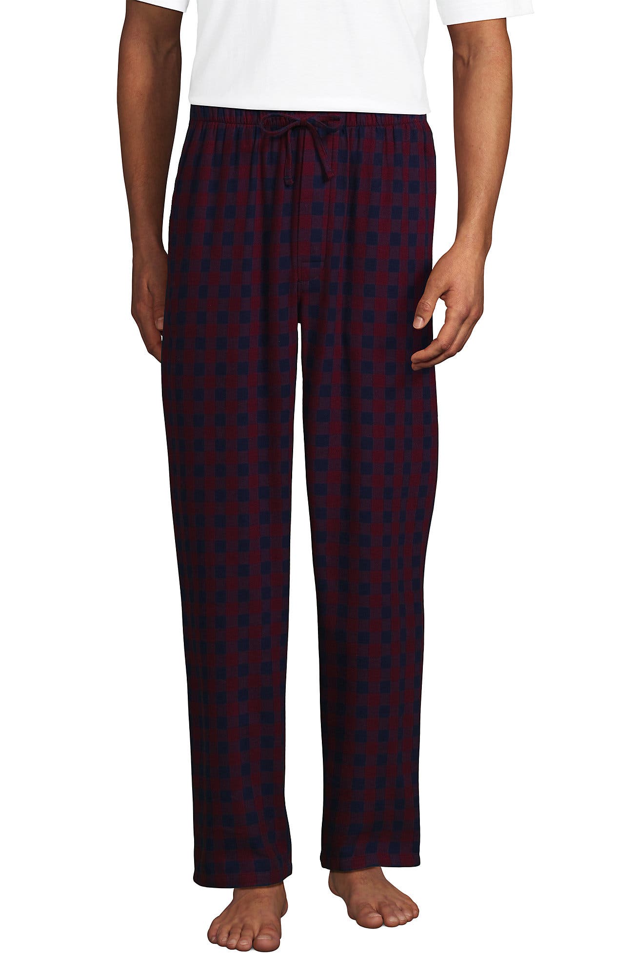 Rich Burgundy Check