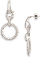 Nordstrom Cubic Zirconia Link Drop Earrings