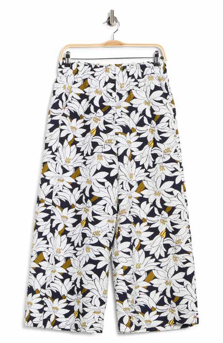 Adrianna Papell Crinkle Wide Leg Pants