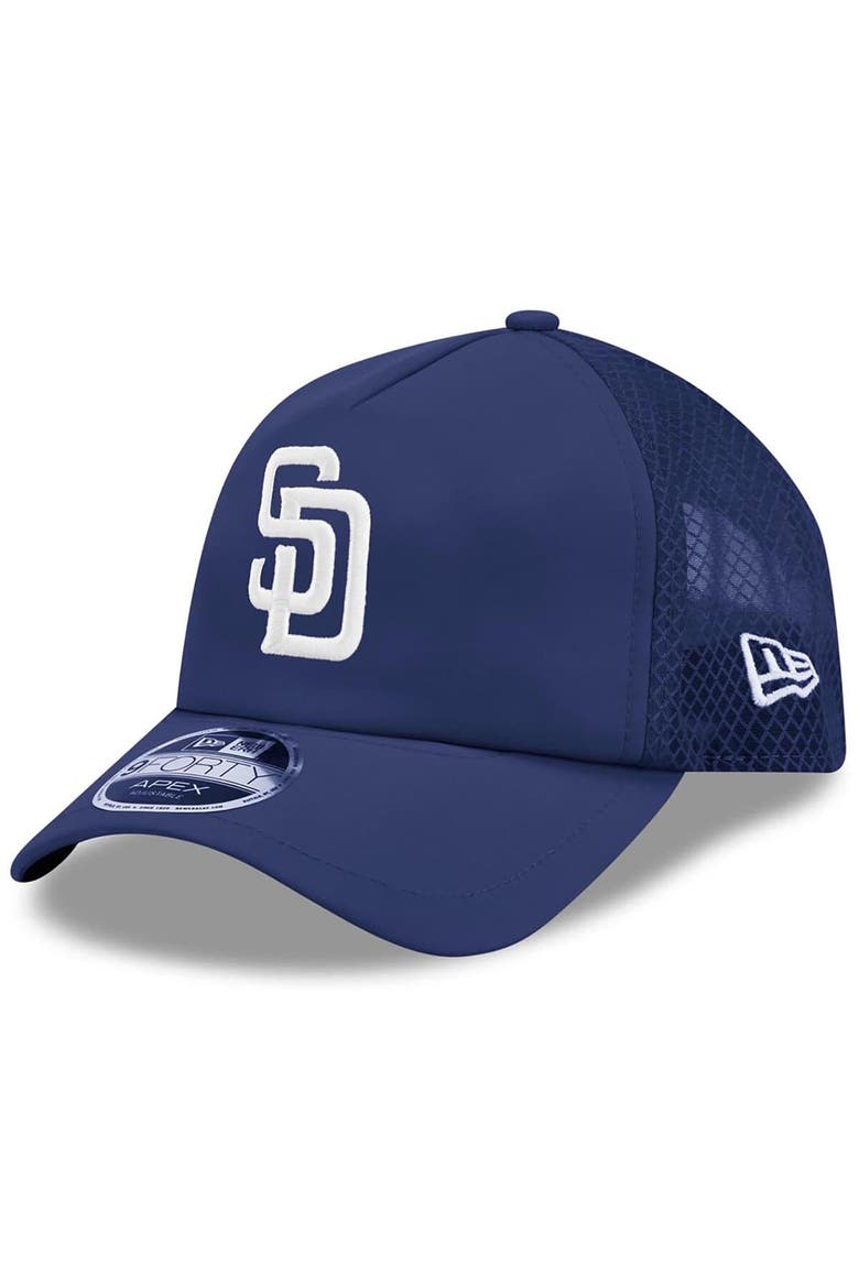 Men's New Era Navy San Diego Padres 2026 Batting Practice Alternate Apex 9FORTY Adjustable Hat, Main, color, Navy