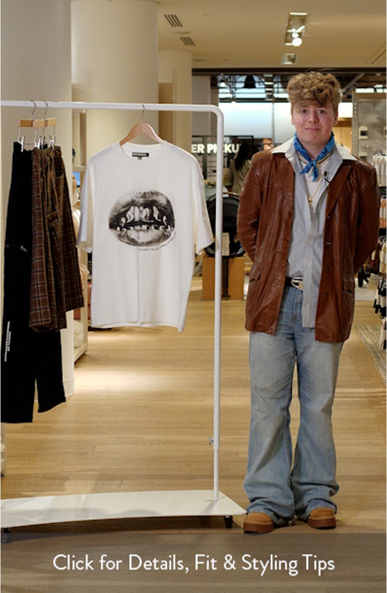 Gold Teeth Graphic T-Shirt, sales video thumbnail