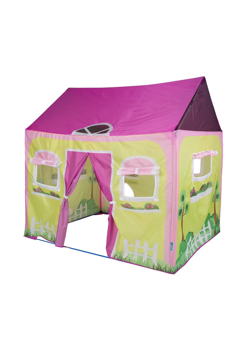 Cottage House Play Tent, Main, color, PURPLE GREEN