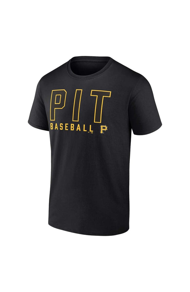 FANATICS Men's Fanatics Branded Black/White Pittsburgh Pirates Two-Pack Combo T-Shirt Set, Alternate, color, Black