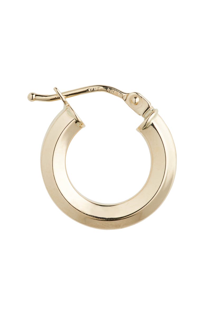 Bony Levy 14K Gold Beveled Edge Hoop Earrings, Alternate, color, 