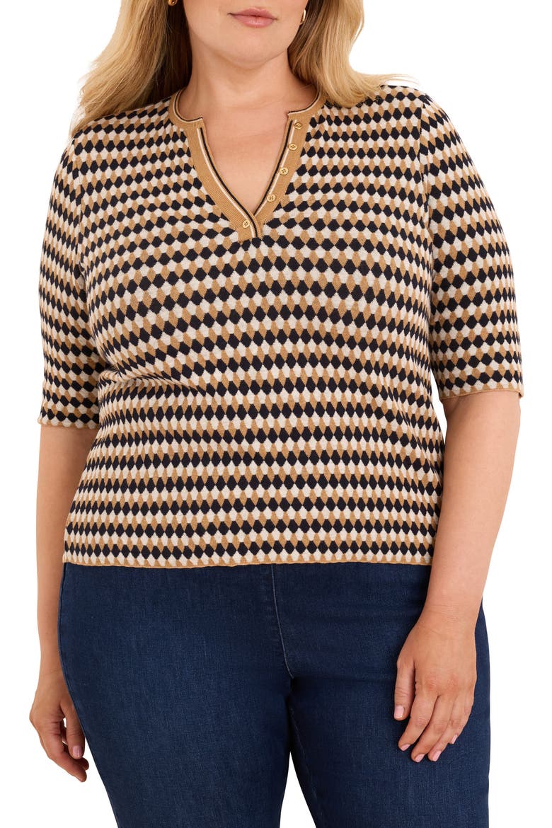 Jacquard Sweater, Main, color, NEUTRAL MULTI