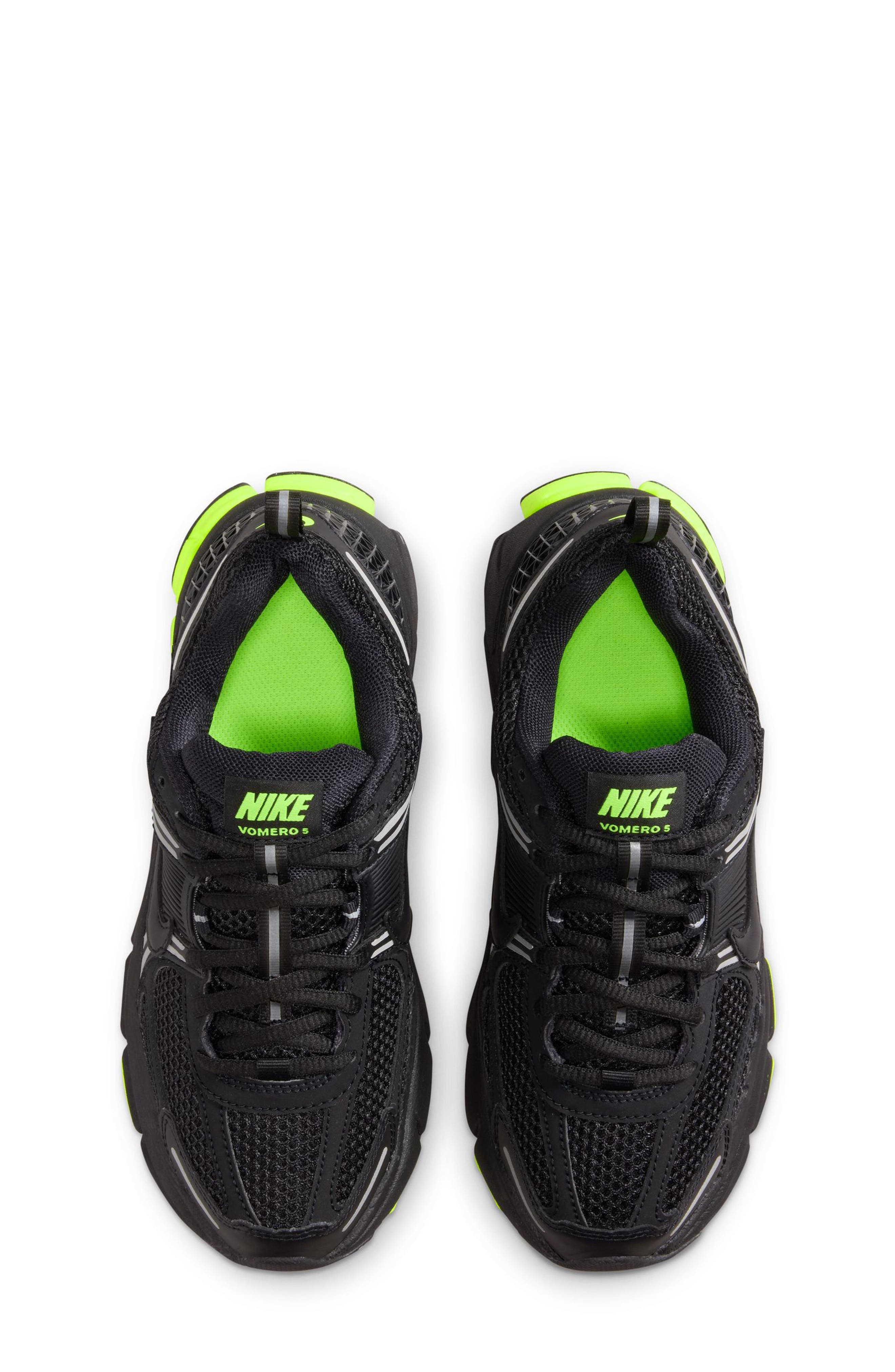 Nike Kids' Vomero 5 Sneaker, Alternate, color, Black/ Volt/ Black