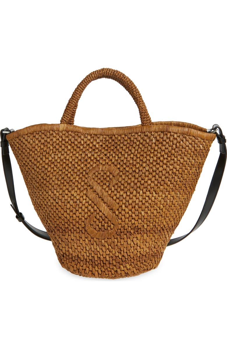 Proenza Schouler Large Chelsea Raffia Tote, Main, color, Honey