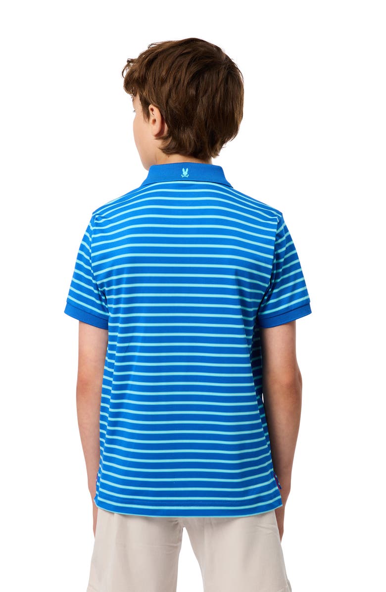 Psycho Bunny Kids' Willis Sport Stripe Polo, Alternate, color, 