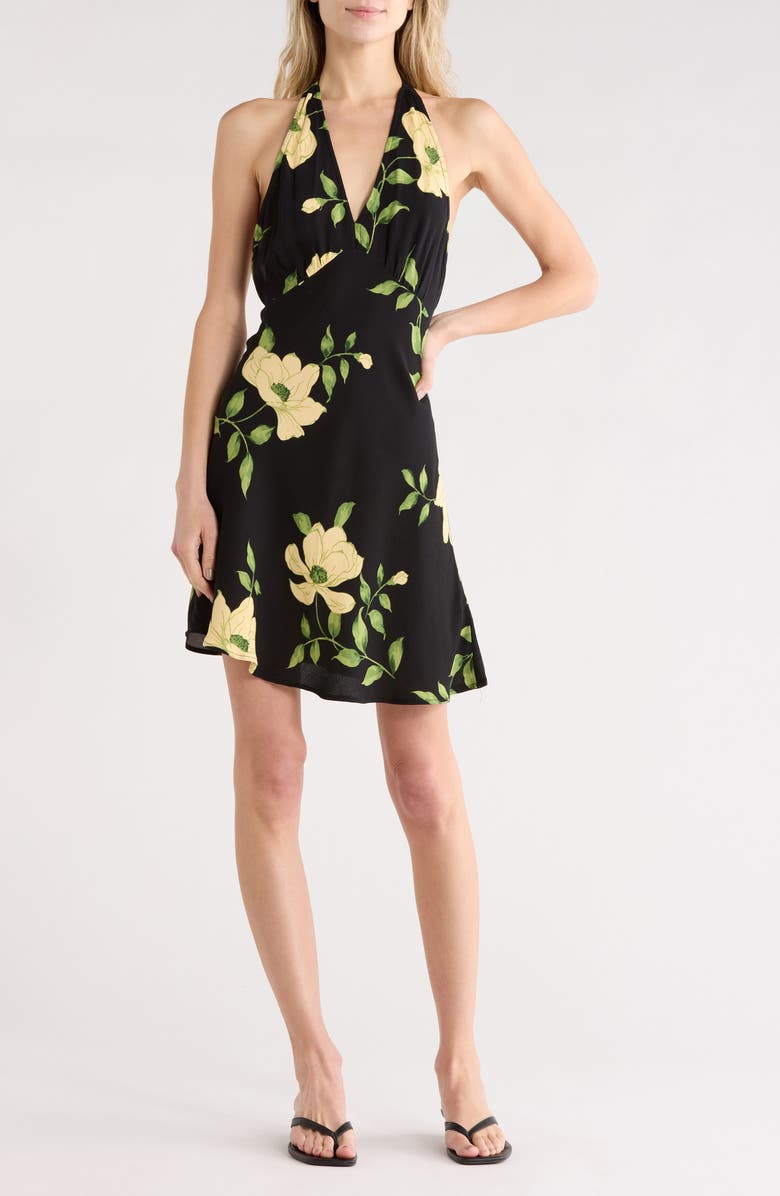 EDIT by JASON WU A-Line Halter Dress, Main, color, Midnight Garden