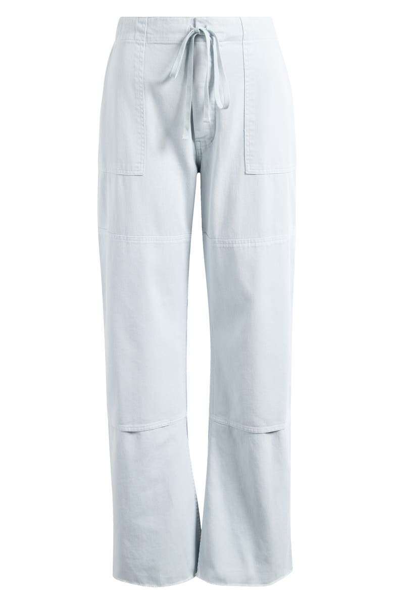 Re/Done Beach Wide Leg Denim Pants, Alternate, color, Light Blue