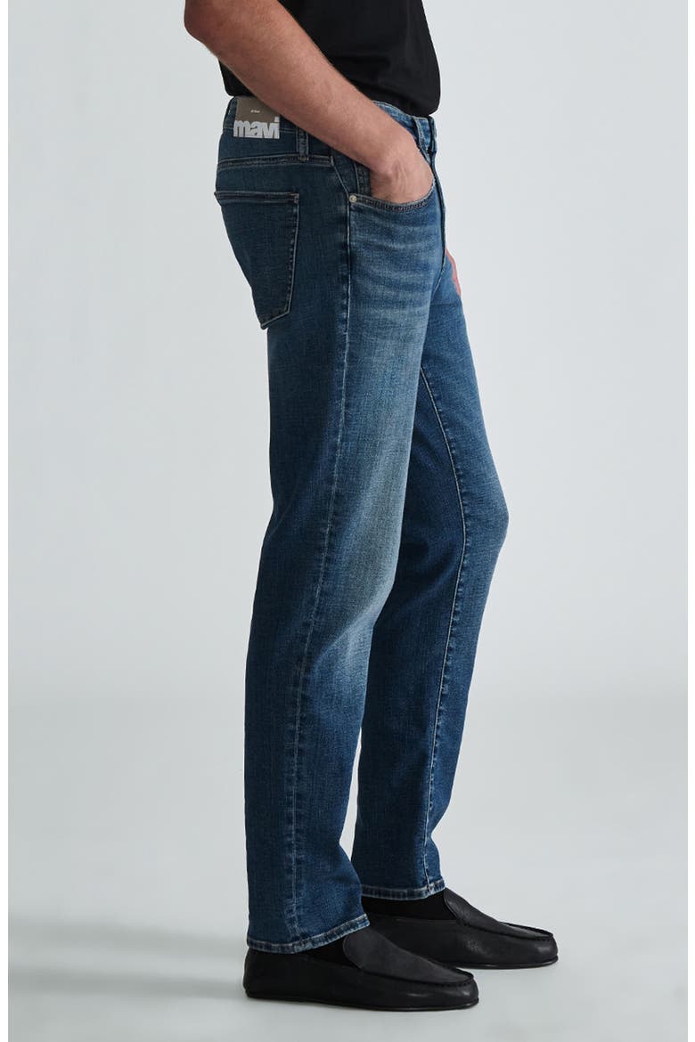Steve Tapered Jeans, Alternate, color, MID BRUSHED CLASSIC