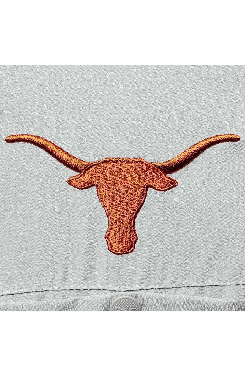 Columbia Men's Columbia Gray Texas Longhorns Tamiami Omni-Shade Button-Down Shirt, Alternate, color,